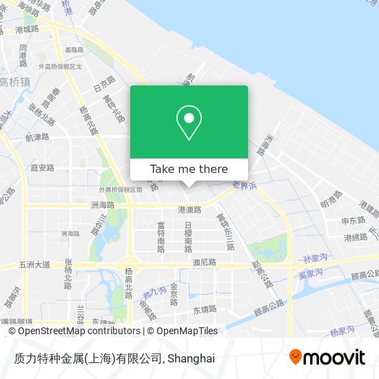 质力特种金属(上海)有限公司 map