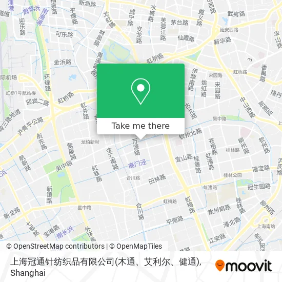 上海冠通针纺织品有限公司(木通、艾利尔、健通) map