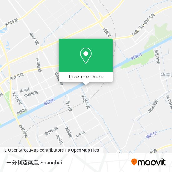 一分利蔬菜店 map