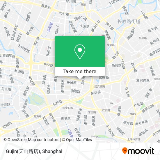 Gujin(天山路店) map