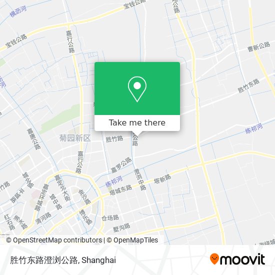 胜竹东路澄浏公路 map