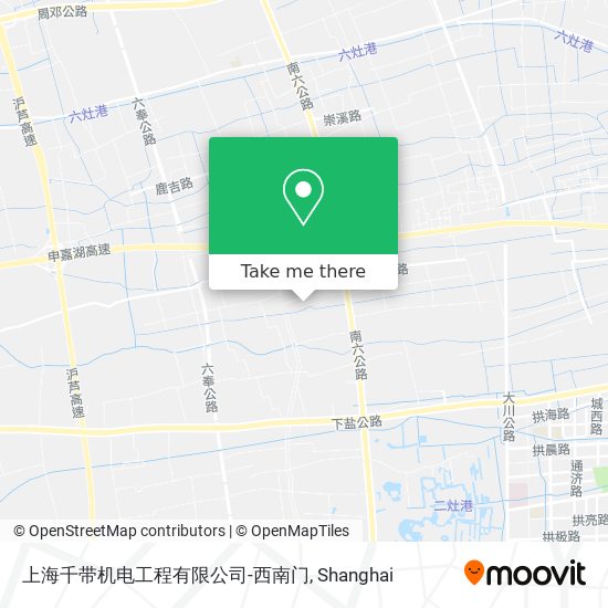 上海千带机电工程有限公司-西南门 map