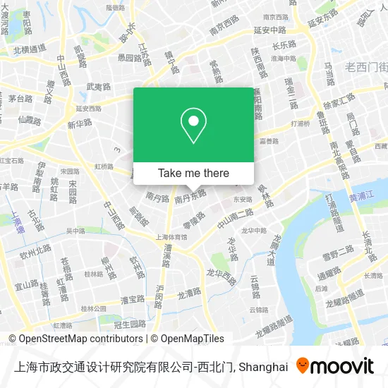上海市政交通设计研究院有限公司-西北门 map
