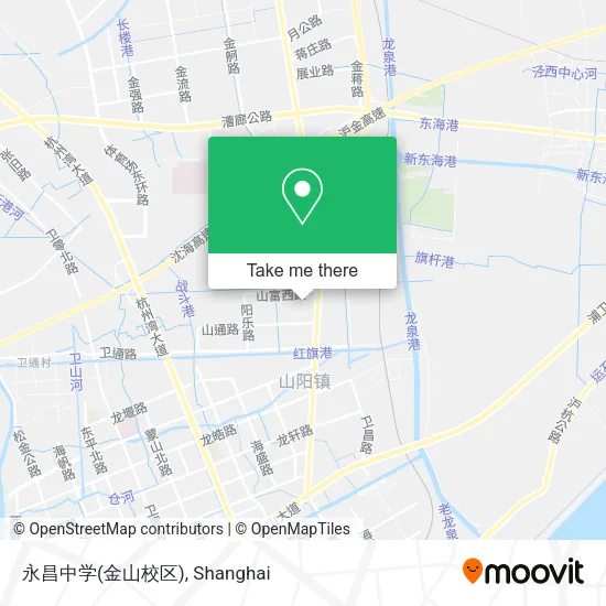 永昌中学(金山校区) map
