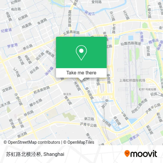 苏虹路北横泾桥 map