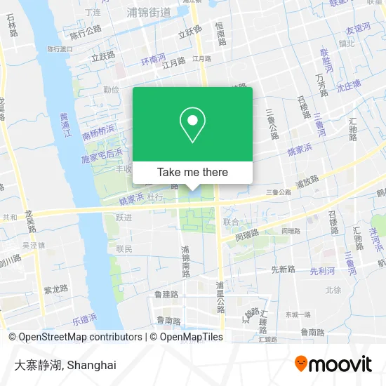 大寨静湖 map