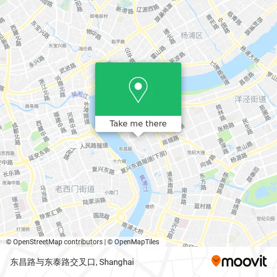 东昌路与东泰路交叉口 map