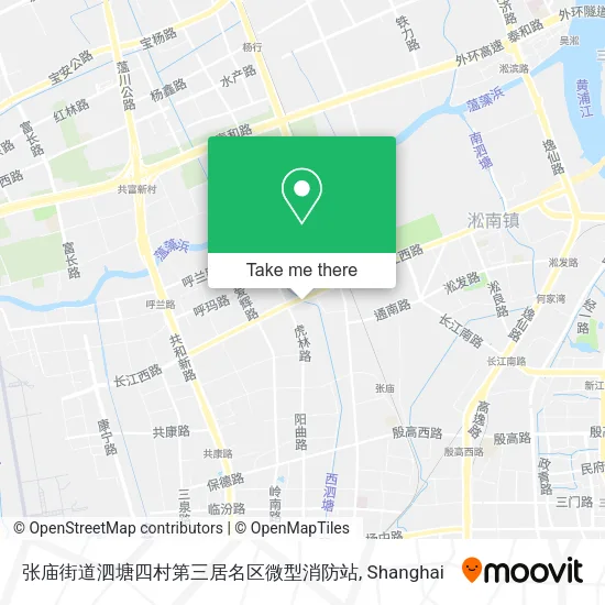 张庙街道泗塘四村第三居名区微型消防站 map
