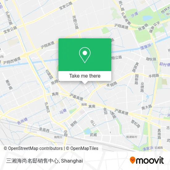 三湘海尚名邸销售中心 map