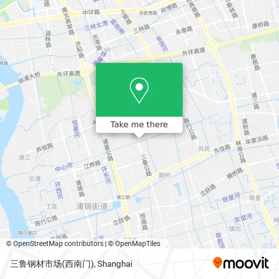 三鲁钢材市场(西南门) map