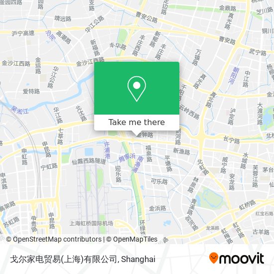 戈尔家电贸易(上海)有限公司 map