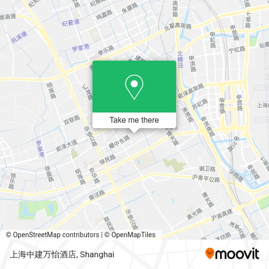 上海中建万怡酒店 map