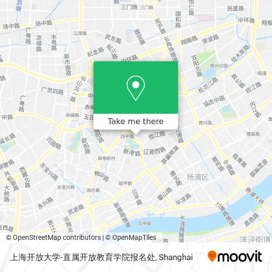 上海开放大学-直属开放教育学院报名处 map