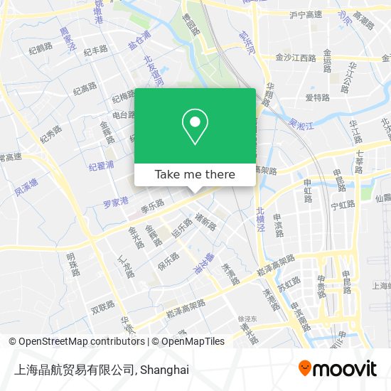 上海晶航贸易有限公司 map