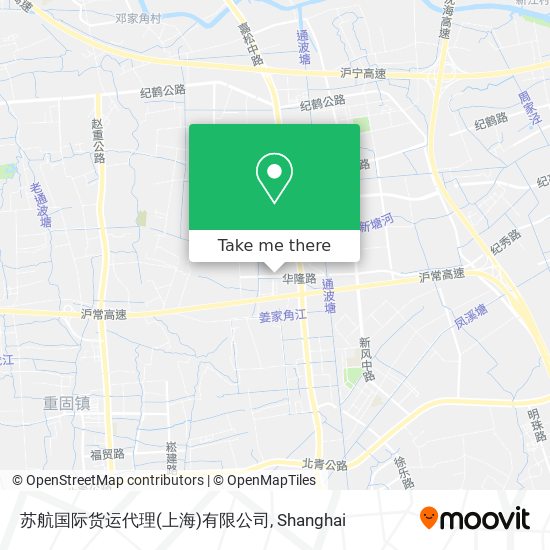 苏航国际货运代理(上海)有限公司 map