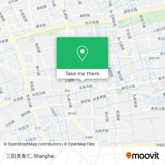 三阳美食汇 map