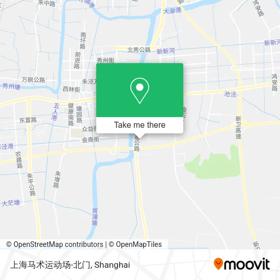上海马术运动场-北门 map