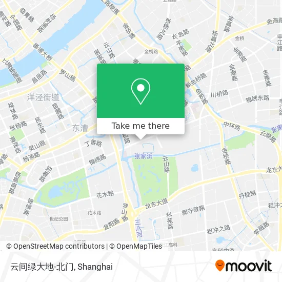 云间绿大地-北门 map