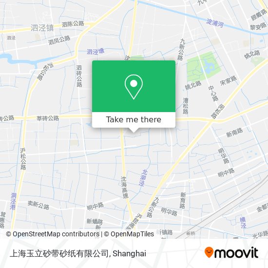 上海玉立砂带砂纸有限公司 map