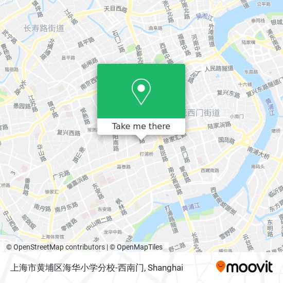 上海市黄埔区海华小学分校-西南门 map