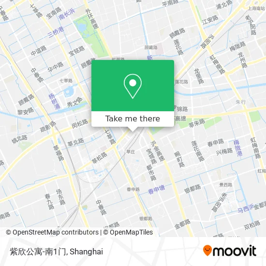 紫欣公寓-南1门 map
