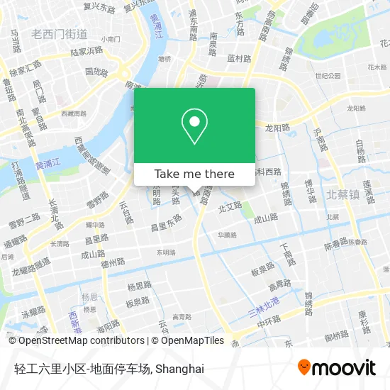 轻工六里小区-地面停车场 map