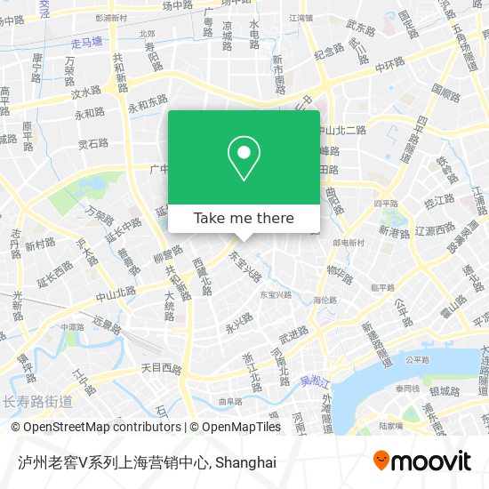 泸州老窖V系列上海营销中心 map