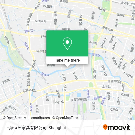 上海恒滔家具有限公司 map