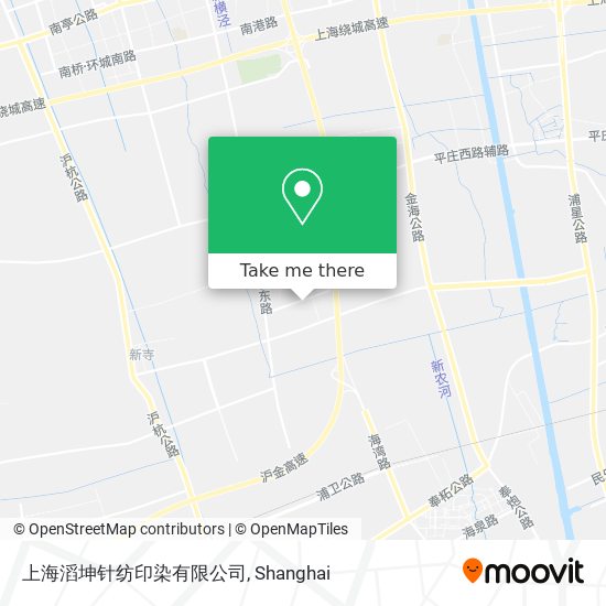 上海滔坤针纺印染有限公司 map