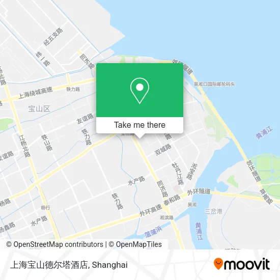 上海宝山德尔塔酒店 map