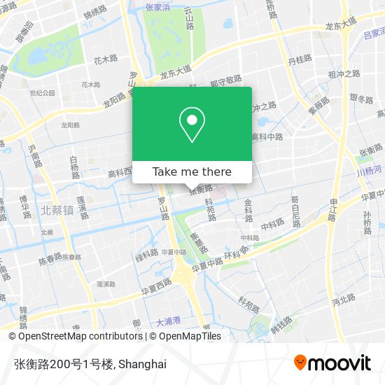 张衡路200号1号楼 map