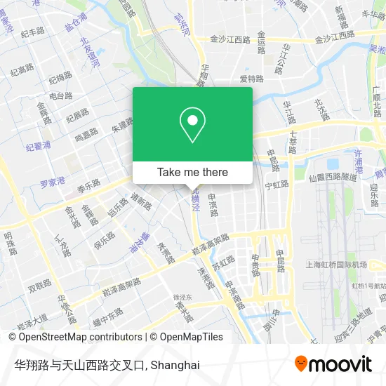 华翔路与天山西路交叉口 map