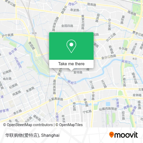 华联购物(爱特店) map