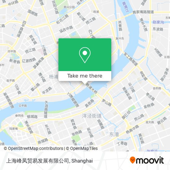 上海峰凤贸易发展有限公司 map