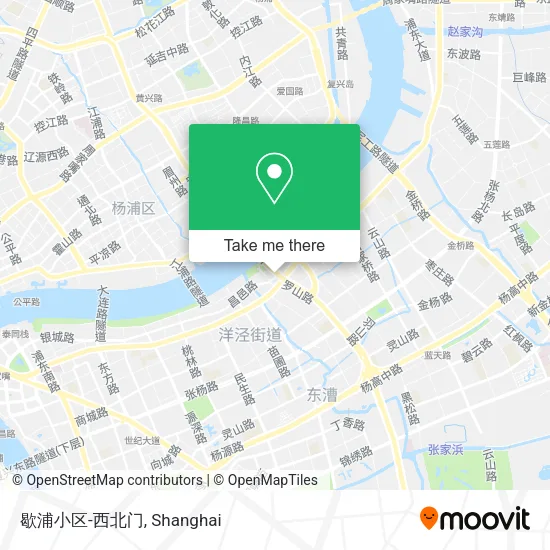 歇浦小区-西北门 map