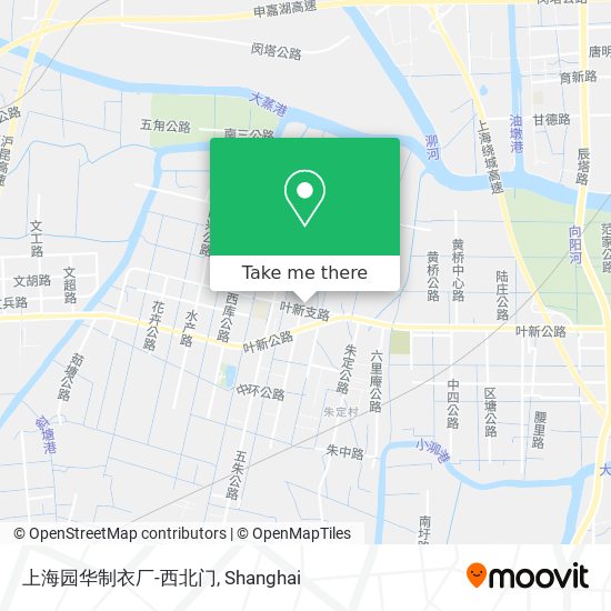 上海园华制衣厂-西北门 map