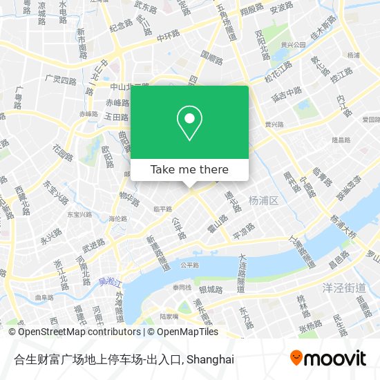 合生财富广场地上停车场-出入口 map