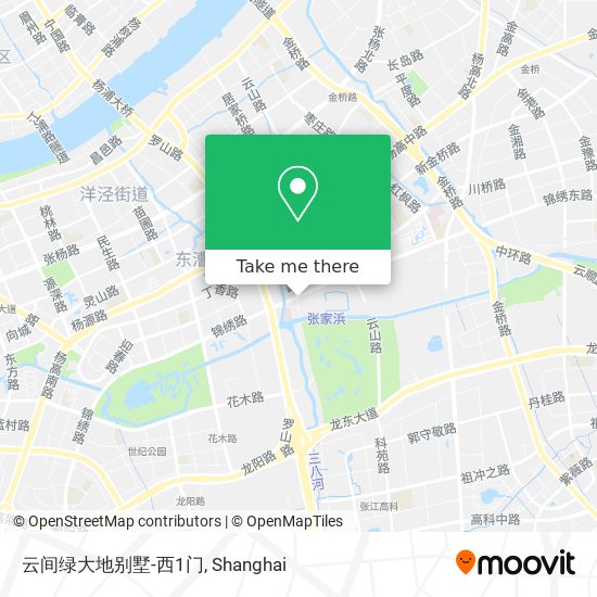 云间绿大地别墅-西1门 map