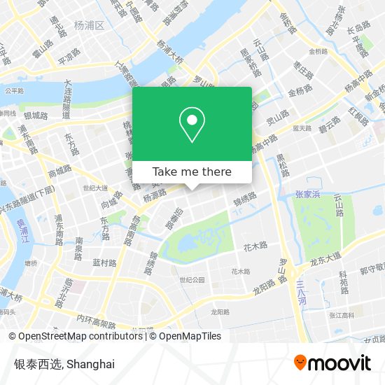 银泰西选 map