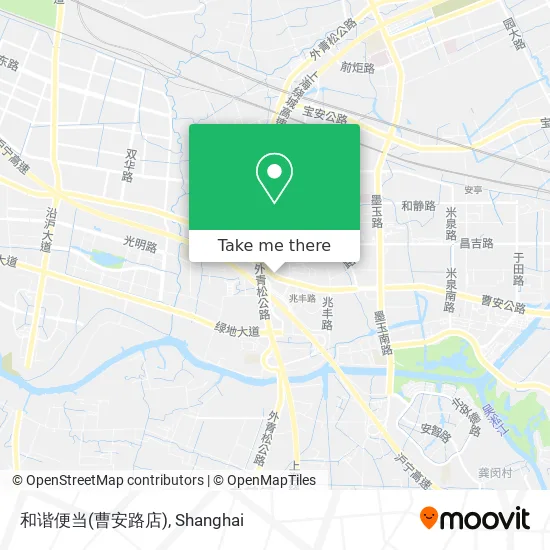 和谐便当(曹安路店) map