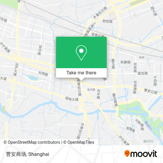 曹安商场 map