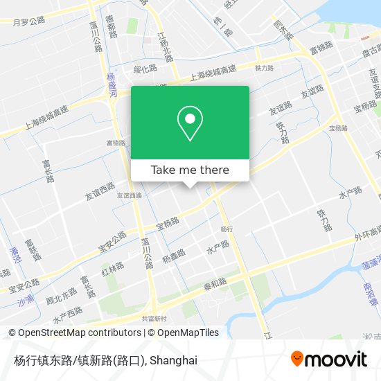 杨行镇东路/镇新路(路口) map