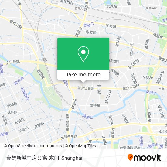 金鹤新城中房公寓-东门 map