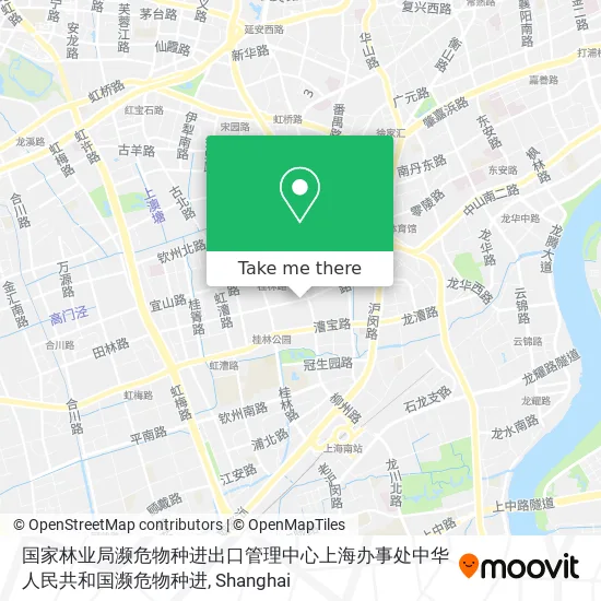 国家林业局濒危物种进出口管理中心上海办事处中华人民共和国濒危物种进 map