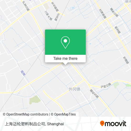 上海迈纶塑料制品公司 map