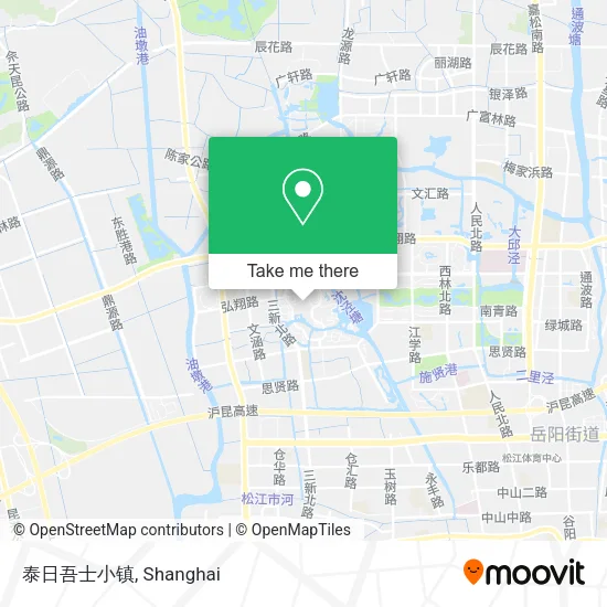 泰日吾士小镇 map