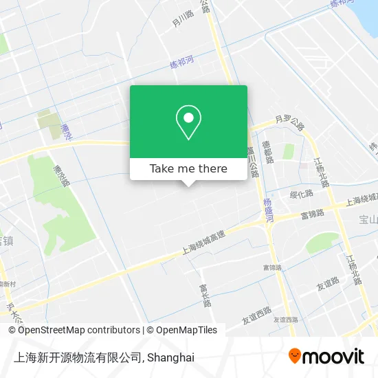 上海新开源物流有限公司 map