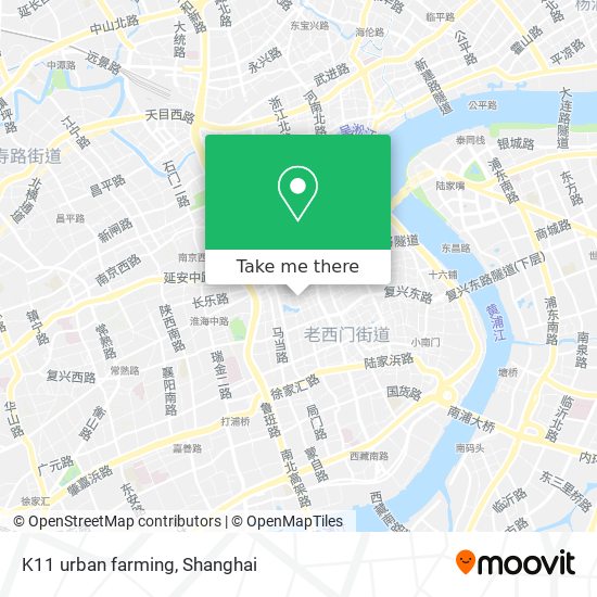 K11 urban farming map