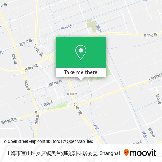 上海市宝山区罗店镇美兰湖颐景园-居委会 map