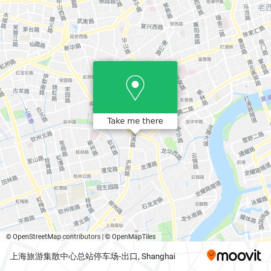 上海旅游集散中心总站停车场-出口 map